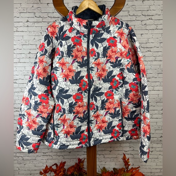 Columbia Jackets & Blazers - Columbia | thick Floral Jacket - Red, Blue, White size 2X